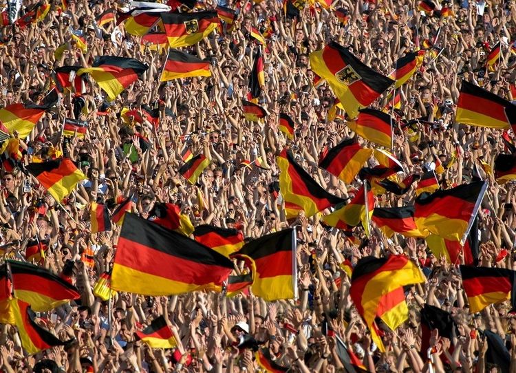 Deutschland Fahnen Fans